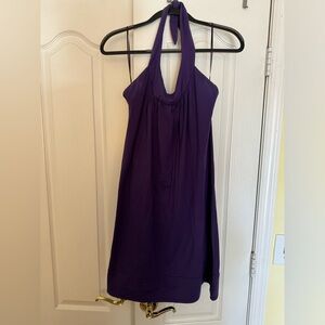 Purple Halter Dress